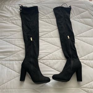 Miss Lola Thigh High Heeled Boots (8)